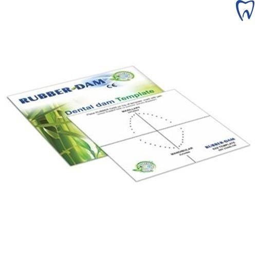 Szablon do koferdamu Rubber-Dam 6x6