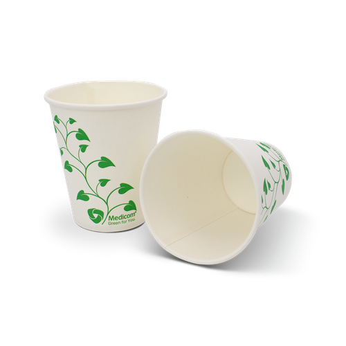 Kubeczki papierowe Medicom "Green for You", 1000 szt.