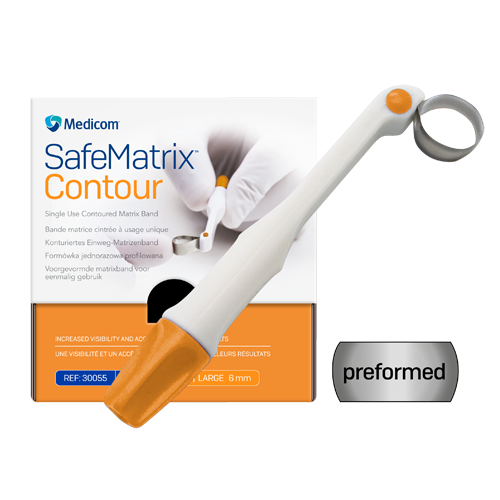 SafeMatrix Contour 50 szt. szerokie - 6mm (pomarańczowe)