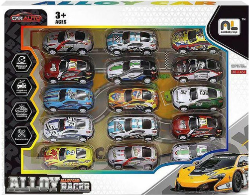 Zabawki - auta sportowe 15 szt.