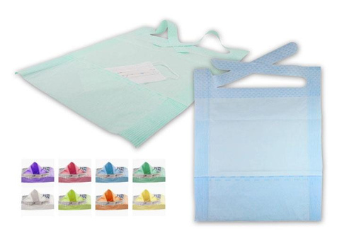 Śliniaki dentystyczne z kieszonką 100 szt.