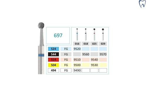 Wiertło FG diamentowe 697