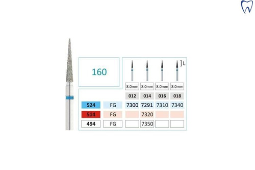 Wiertło FG diamentowe 160