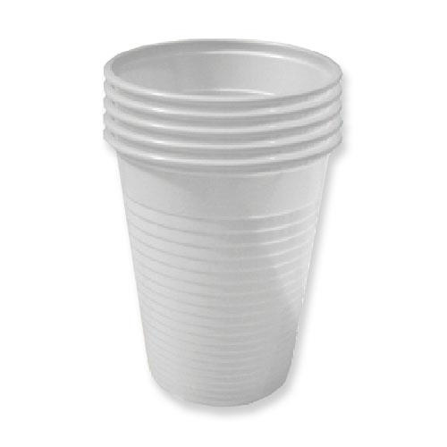Kubeczki plastikowe białe, 180 ml