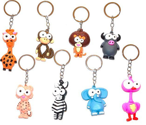 Zabawki - brelok zwierzątka, 12 szt.