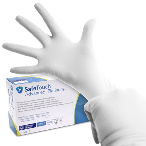 Rękawice nitrylowe Medicom SafeTouch Advanced Platinum, 100 szt.