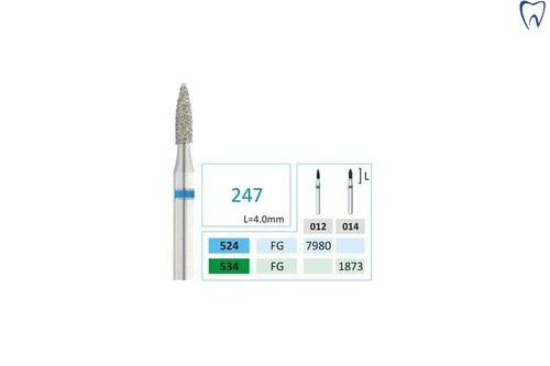 Wiertło FG diamentowe 247
