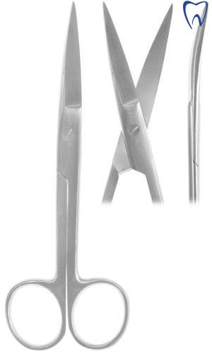 Nożyczki chirurgiczne wygięte O/O