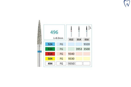 Wiertło FG diamentowe 496